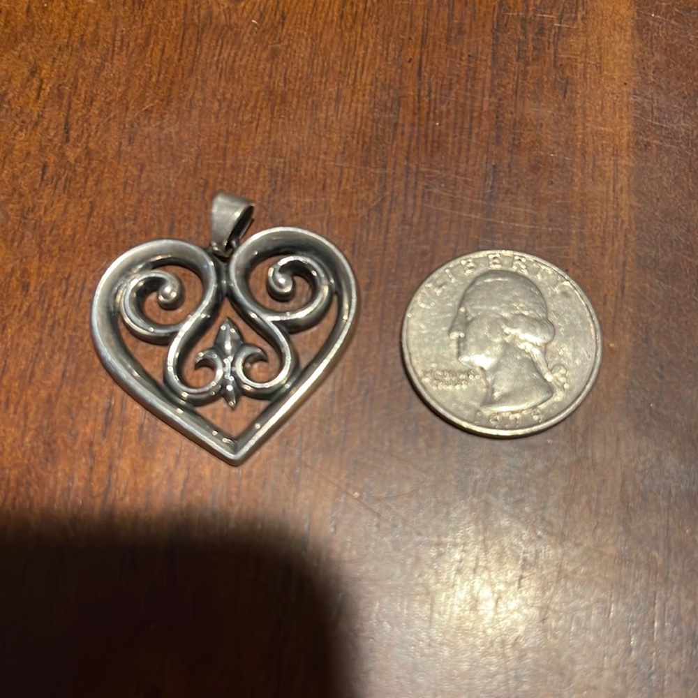 James avery french heart scroll